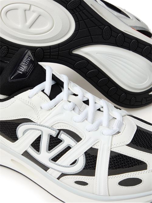 sneakers bianco nero e arancione VALENTINO GARAVANI | 5Y2S0I25MCHZH1